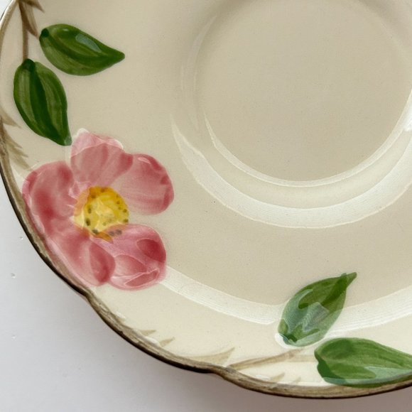 Set of 2 Vintage Franciscan Saucer Desert Rose Made In USA - Picture 7 of 8